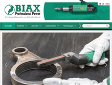 Tablet Screenshot of biax-germany.com